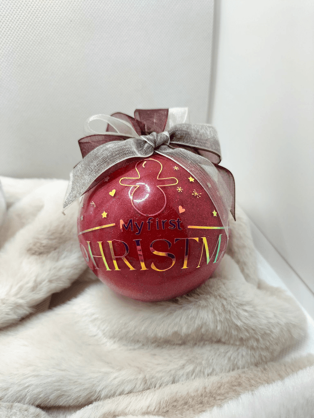 Boule de Noël personnalisée