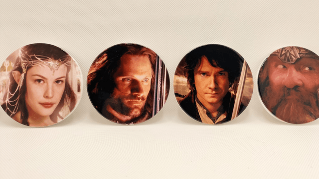 Sous-verre céramique - Lot de 4